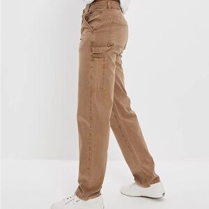 American Eagle Outfitters Tan Straight Leg Pants